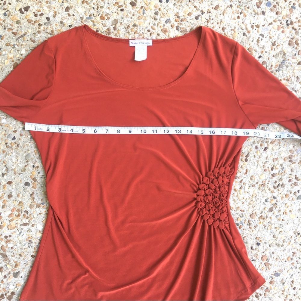 Bleeker & Mcdougal Rust Asymmetrical Cinched Hem … - image 4